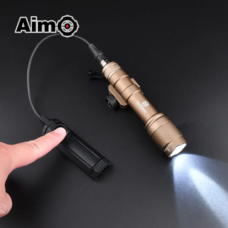 Linterna de Metal M600C de 600 lúmenes + interruptor de función Dual SF, apto para riel de Picatiny táctico de 20MM, M300, M600, Wadsn Airsoft, luz de pistola de caza - imagen 4