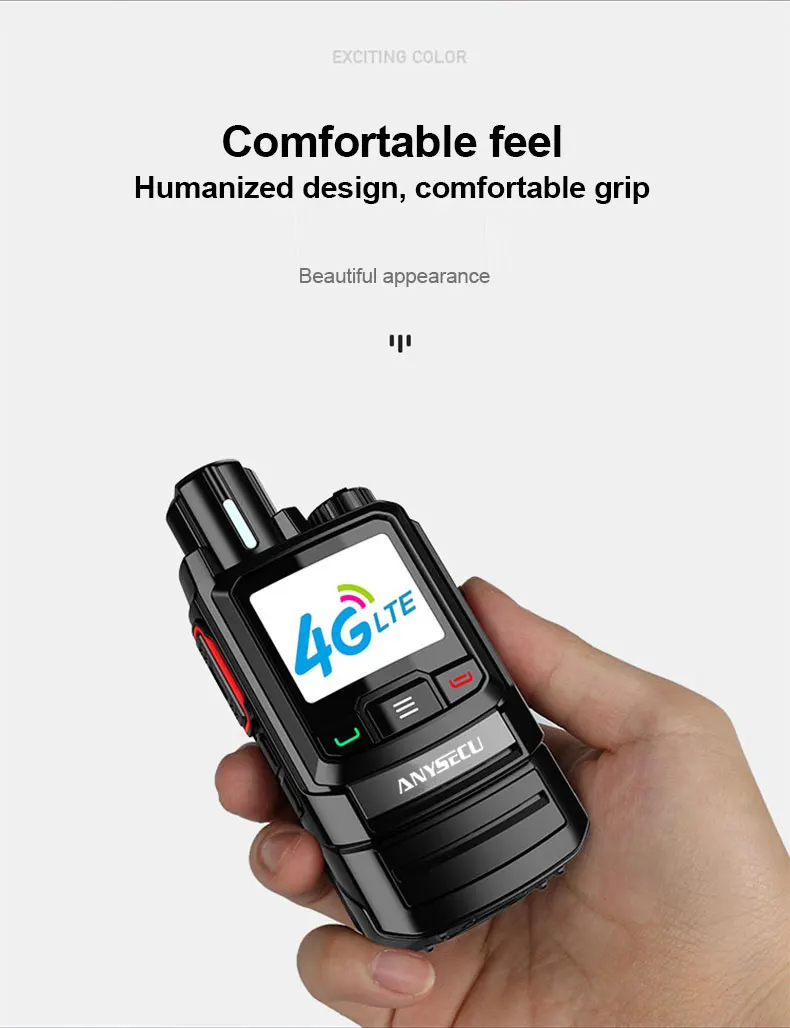 Anysec- Mini Radio inalámbrica 4G HD-777 ZELLO, dispositivo con tarjeta nacional de 5000Km, Android 5,1, con GPS, para exteriores - imagen 5