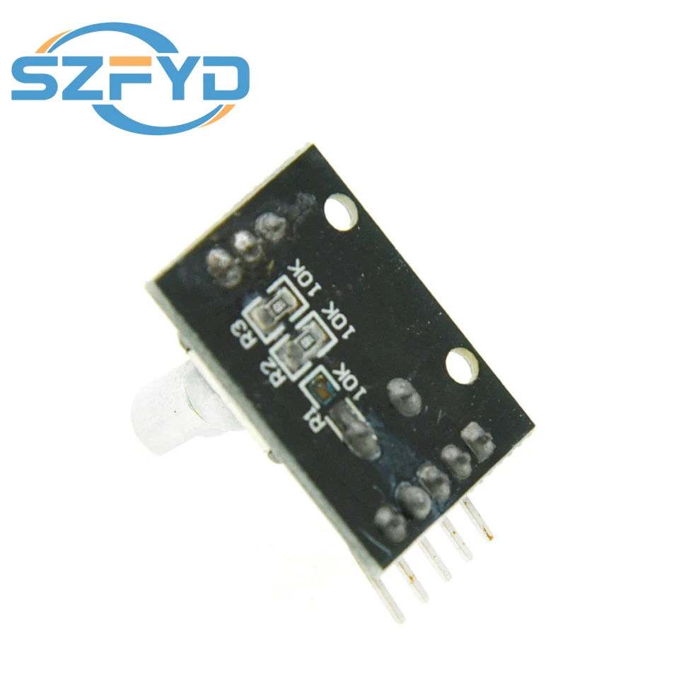 Módulo codificador rotatorio de 360 grados, placa de desarrollo de Sensor de ladrillo de KY-040 con tapa de perilla, KIT de potenciómetro DIY para Arduino, 1-10 Uds. - imagen 3
