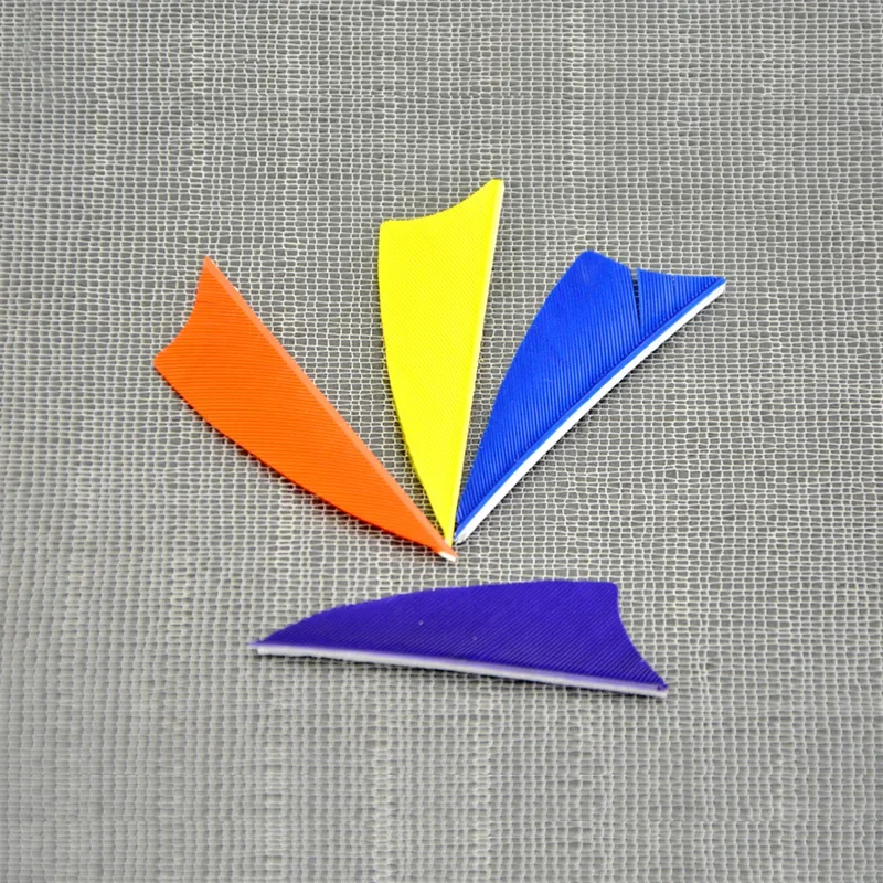 Paleta de plumas de pavo para tiro con arco, escudo Universal, flecha, ala para tiro con arco, arcos de objetivo de caza, herramienta de bricolaje, 50 unidades - imagen 4