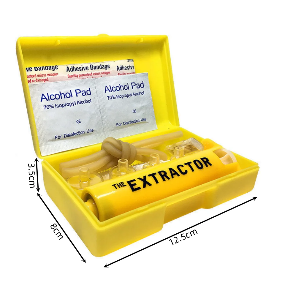 Extractor de Venom al aire libre, bomba de desintoxicación al vacío para insectos, mordedura de serpiente, picaduras de abejas venosas salvajes, rescate de supervivencia, primeros auxilios de emergencia - imagen 2