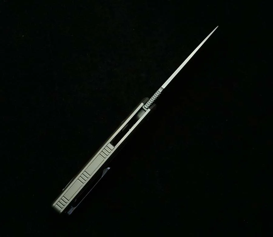 LEMIFSHE JR9402 cuchillo plegable EDC hoja M390 y titanio de bolsillo - imagen 4