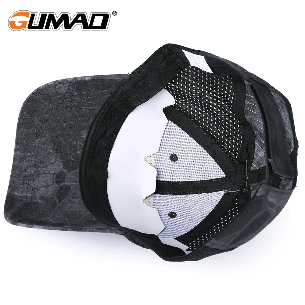 Gorra táctica Airsoft con calavera, visera ajustable y transpirable para camionero, gorra de malla para caza, senderismo, béisbol, esqueleto, Snapback, deportes - imagen 5