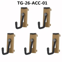 Colgador táctico pared para casco cinturón placa acero