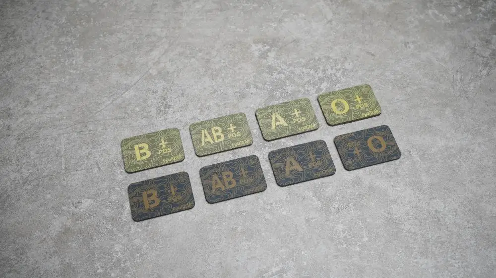 Placa K para el contorno de la sangre, insignia mágica - imagen 2