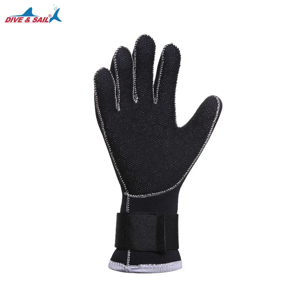 Guantes de buceo de neopreno de alta calidad, guantes de 3mm para nadar, mantener el calor, equipo de buceo, marca, vela de buceo azul - imagen 5