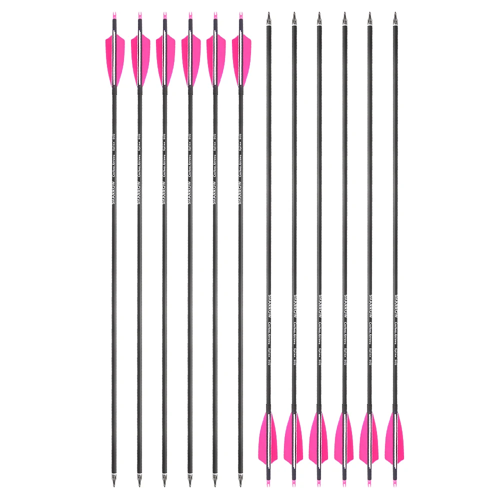 Flechas Carbono Archery 31,6" Plumas Pavo 100gr Pack 12 Ud - imagen 5
