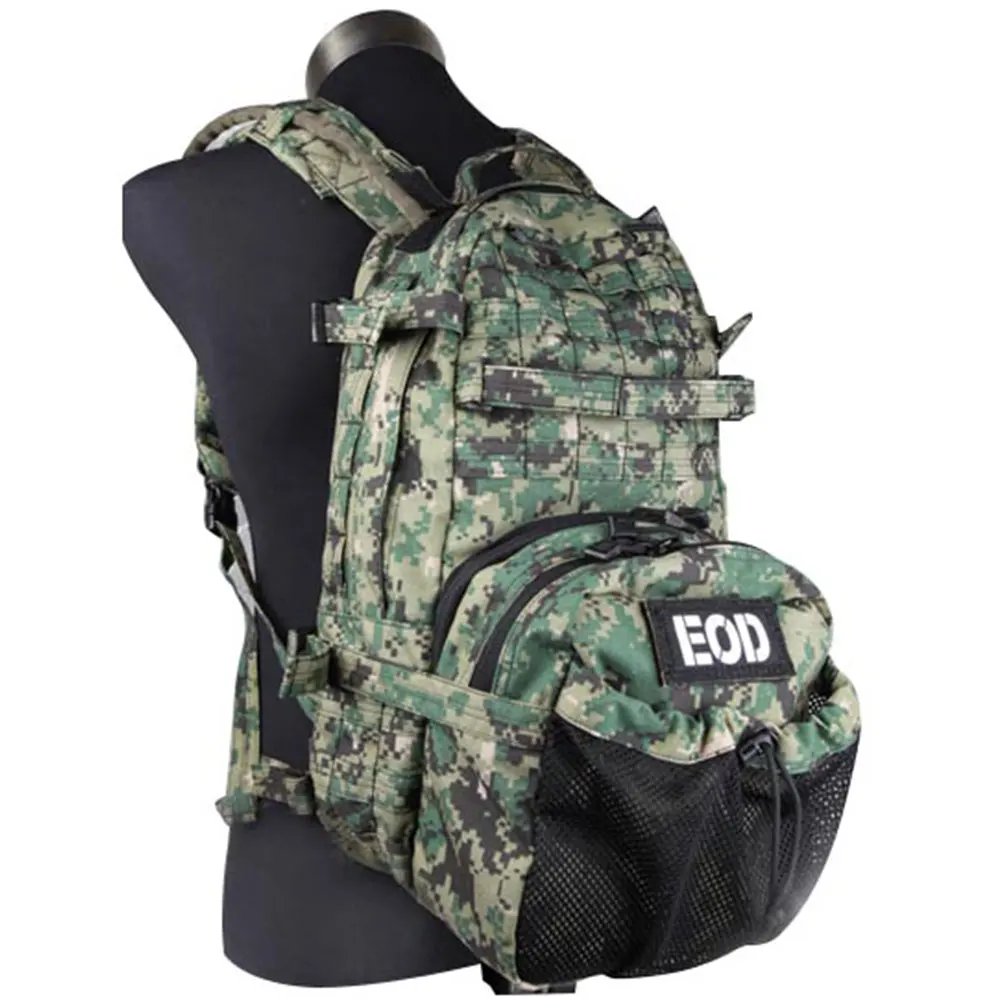 Emersongear 2595D estilo paquete táctico MOLLE bolsa mochila caza al aire libre deportes de senderismo Nylon EM8618 JD