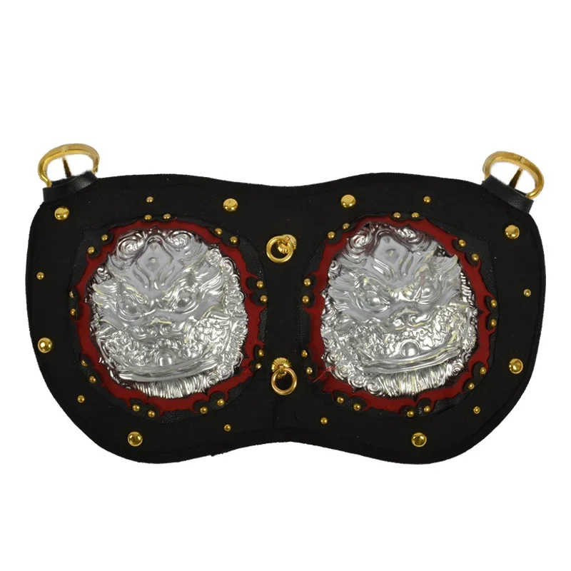 Plato estilo Tang con dragón y cota de muelle floral compuesto, armadura china de la dinastía Ming - imagen 4