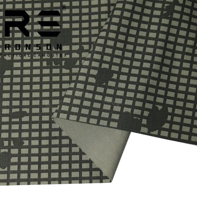 1,5 M X1 M DIY Nylon Plaid noche camuflaje tela transpirable