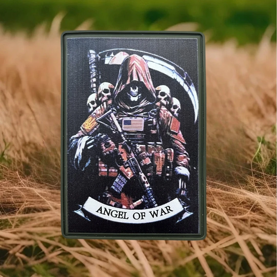 Parche táctico Reaper, brazalete militar, insignia de moral, bandera americana, gancho y bucle de PVC, mochila, accesorios de ropa, pegatina - imagen 5