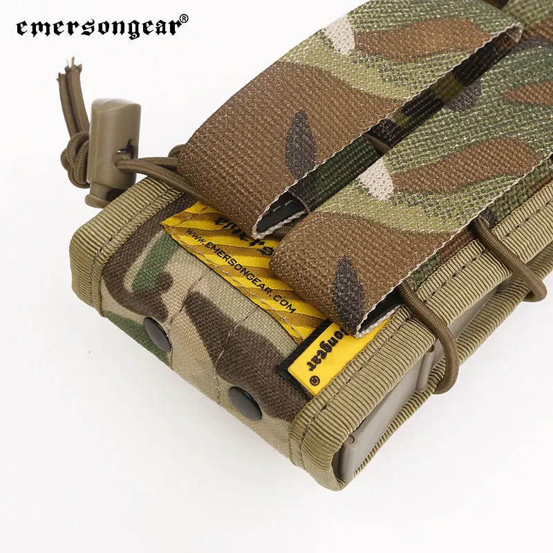 Emersongear-bolsa táctica M4 Mag 5,56, bolsa para revistas de dos pisos, caza, Rifle Airsoft, Molle Mag, bolsa de nailon EM6346 - imagen 2