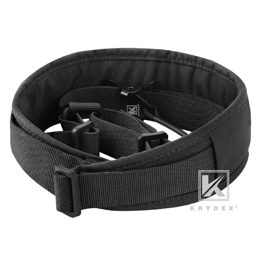 KRYDEX-tirachinas de Rifle táctico para caza, Correa Modular de combate, 1 punto, 2,25 pulgadas, accesorios de Rifle acolchados, color negro - imagen 3