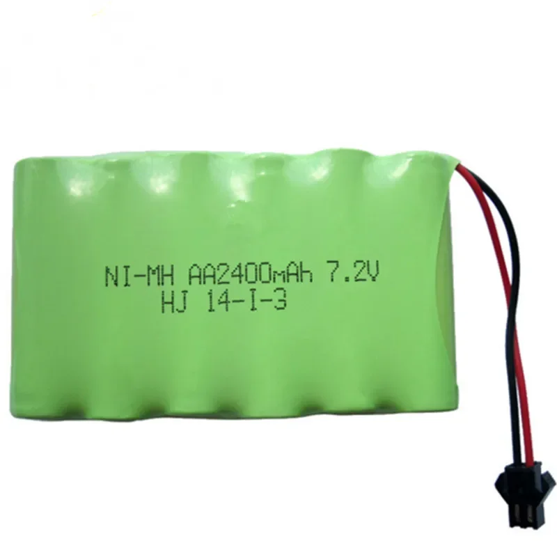 1 Uds 7,2 v 2400mah Ni-MH AA batería recargable para juguetes de control remoto tanques de coches Robots pistola barco Rc drone - imagen 3