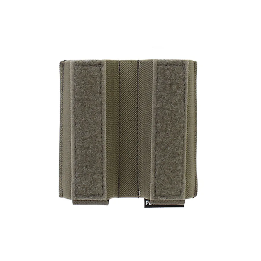 Chaleco táctico colgante en el pecho con fuerza elástica incorporada, bolsa doble para revistas de 9mm - imagen 3