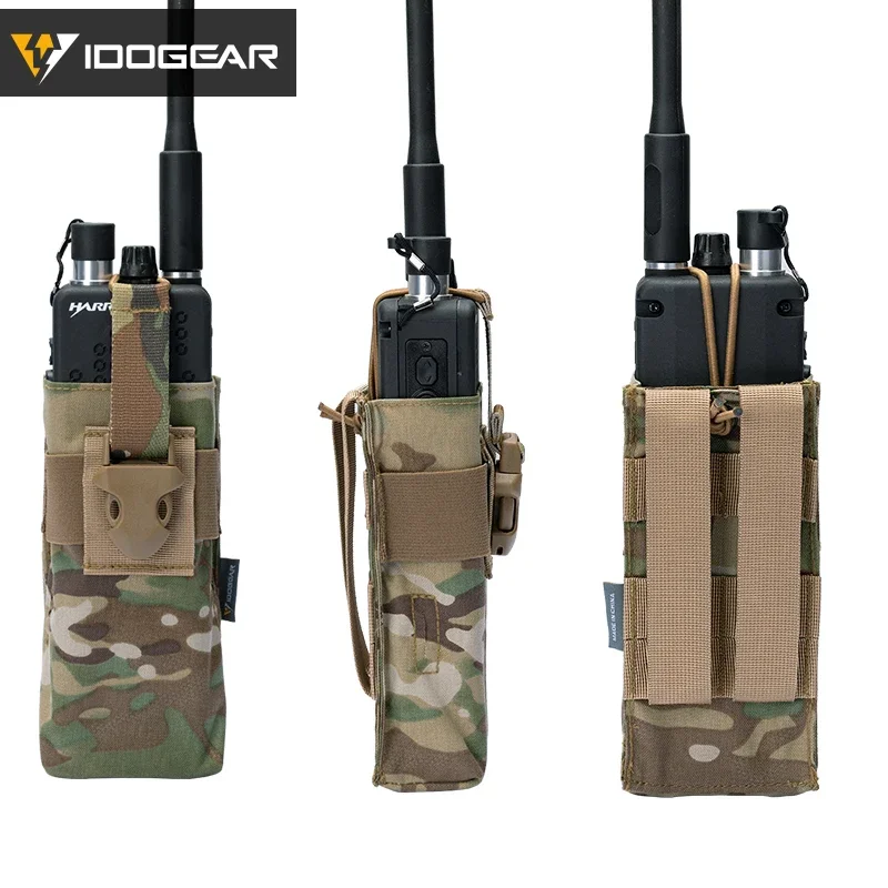 IDOGEAR bolsa de Radio táctica para Walkie Talkie MOLLE MBITR PRC148 152 bolsa de herramientas táctica 3552 - imagen 4
