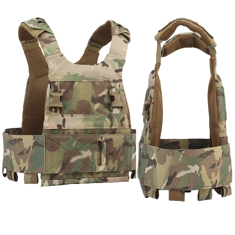 Nuevo chaleco táctico FCPC para caza al aire libre, portador de placa multimisión minimalista, hebilla de 25MM, correa de hombro acolchada, chaleco de caza - imagen 3