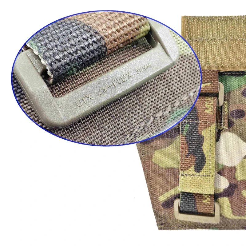 Chaleco Airsoft placa protectora de Abdomen, aparejo táctico de pecho, plataforma inferior de Abdomen, chaleco colgante de entrepierna, equipo portador de placa Molle - imagen 5