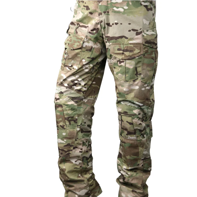 Tácticas de camuflaje personalizadas campo de batalla al aire libre G3 pantalones tácticos Tiger Spot Camo Derban Camo Jungle Camo AOR1 - imagen 5