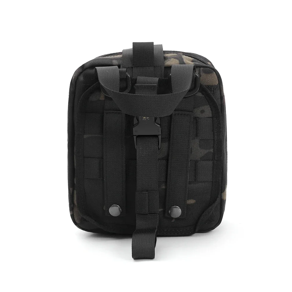 Bolsa táctica Molle EDC, bolsa de primeros auxilios, bolsa para teléfono móvil, equipo de rescate médico de emergencia, kit práctico, bolsa de caza - imagen 4