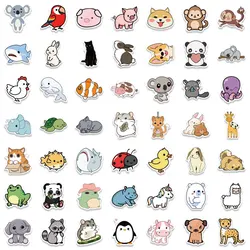 Pegatinas de animales tiernos divertidos para cuaderno y funda móvil