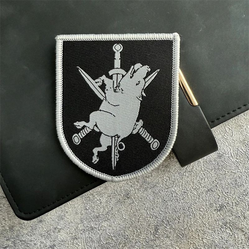 Parche de insignia de moral "Lieberschwein", brazalete militar táctico, gancho y bucle, accesorios para mochila, pegatinas decorativas - imagen 3