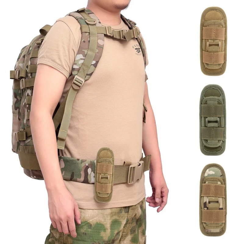 Funda para linterna giratoria de 360 grados, funda portátil para cinturón de caza, accesorio para linterna - imagen 2