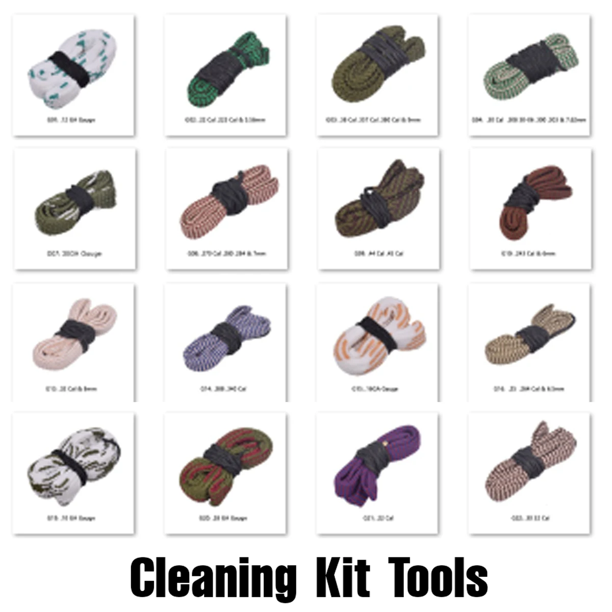 Kit limpieza armas rifle pistola escopeta – Completo mantenimiento táctico