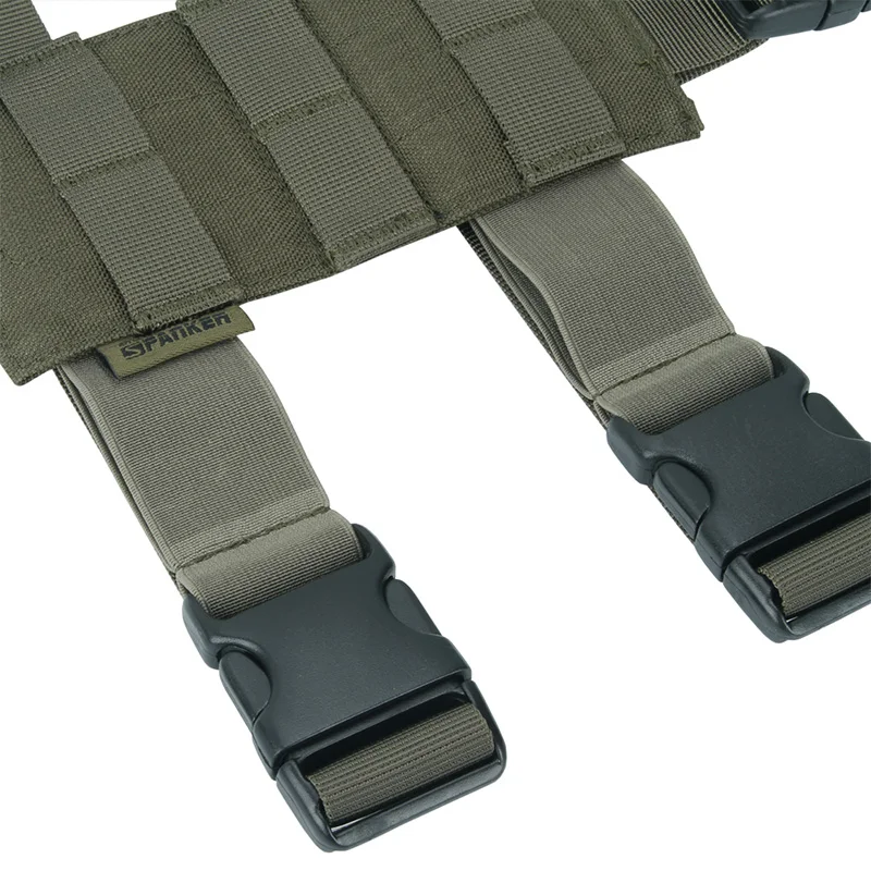 EXCELENTE ELITE SPANKER Placa de pierna caída Pis-tol funda para diestros táctico muslo Pis-tol bolsa piernas Molle G un funda - imagen 5