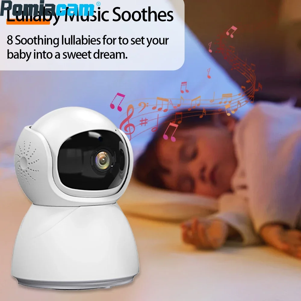 Monitor infantil HD 5″ con visión nocturna e intercomunicador wireless - imagen 5