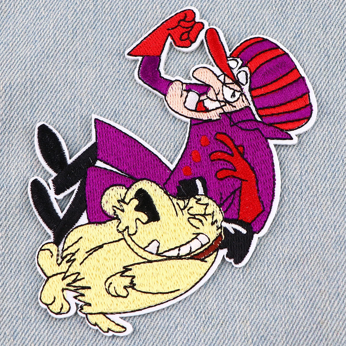 Parches bordados de perro divertidos para ropa, parches bonitos para ropa, animales de dibujos animados, parche para planchar DIY, pegatinas para ropa - imagen 5