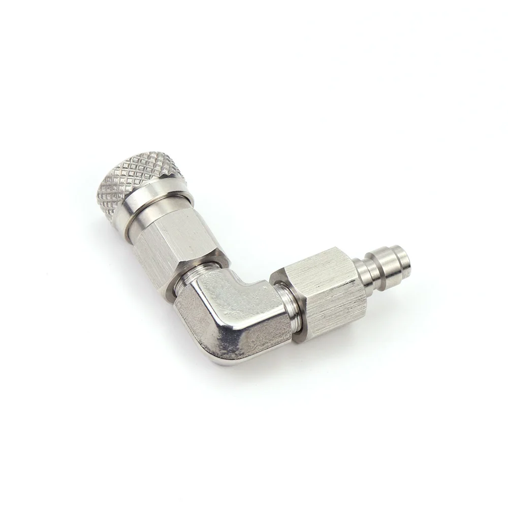 Racor de conexión rápida 90º macho-hembra para airsoft táctico - imagen 4