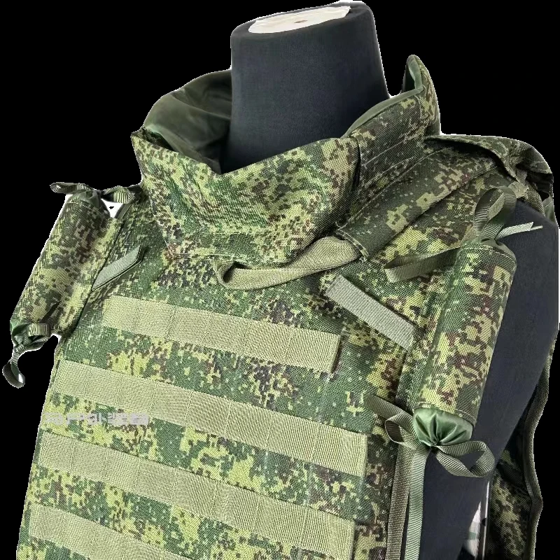 Chaleco táctico de armadura completa para hombre, Camuflaje al aire libre, 6B45, pequeño, verde, placa de inserción integrada - imagen 5