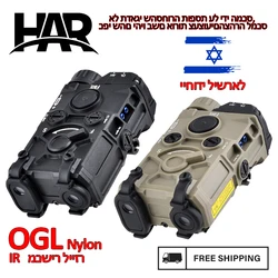 WADSN-puntero láser táctico de nailon Eotec OGL, punto rojo, azul, verde, IR, indicador láser PEQ 15 OGL, mira infrarroja, linterna Airsoft