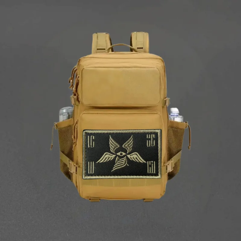 Parche de Chevron de Ángel de la guarda, insignia de moral bordada con gancho y bucle táctico, pegatina decorativa para mochila, parches para brazalete para ropa