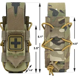 Bolsa Táctica MOLLE Admin con Porta Torniquete para Chaleco Airsoft