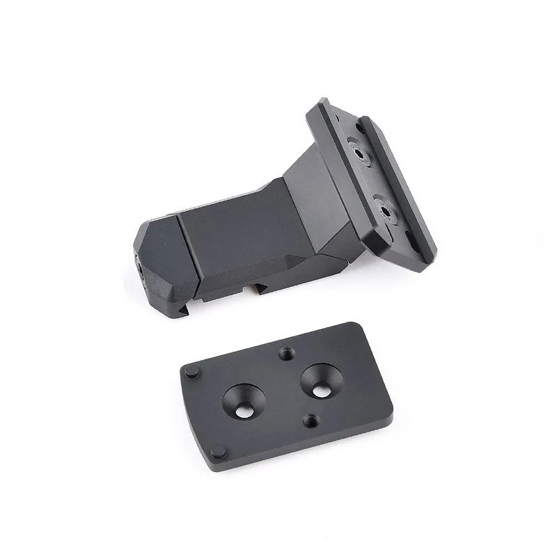 Soporte óptico de 35/45 grados de Metal nuevo para T01 T02 RM soporte de Base de Mira lateral de punto rojo 20mm riel Airsoft Accesorios - imagen 5