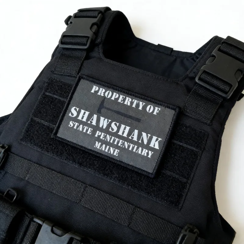 Parche de moral Shawshank Redemption para mochila chaleco gorra