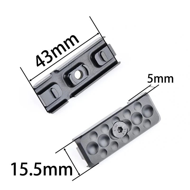 Militar 3 unids/set Metal CNC accesorio táctico m-lok Keymod sistema de guía de alambre Airsoft Rail guardamanos cola accesorio fijo - imagen 5