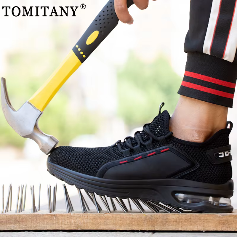Botas de seguridad industriales con punta de acero – Transpirables para trabajo - imagen 2