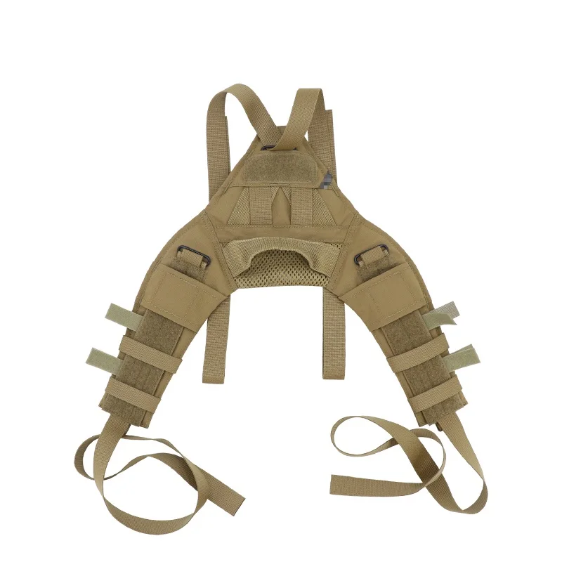 Correa de hombro táctica, yugo acolchado, eslinga triangular multifunción para cintura/ganchos para el pecho/chaleco - imagen 2
