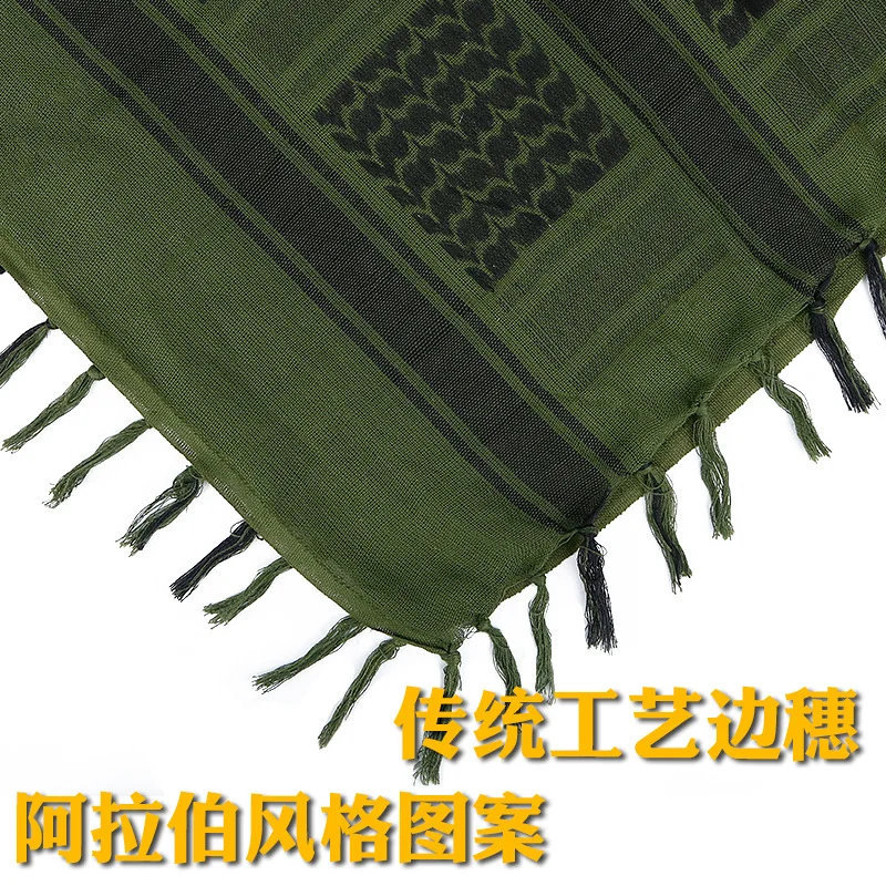 Bufanda cuadrada táctica árabe bufanda cálida y fría bufanda al aire libre cómoda - imagen 4