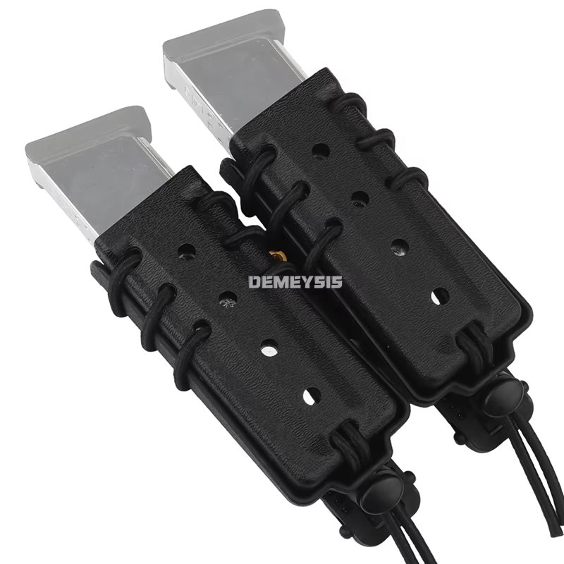 Funda portacargadores doble MOLLE 9mm liberación rápida - imagen 2