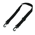 Black shoulder strap