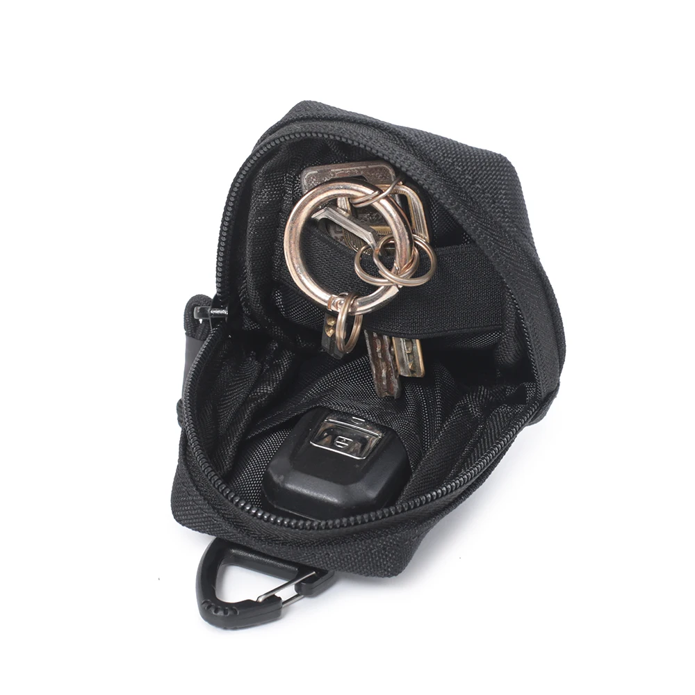 Mini bolsa táctica EDC Molle, cartera para llaves, tarjeta, auriculares, monedero para deportes al aire libre, Camping, caza, paquete de cintura - imagen 2