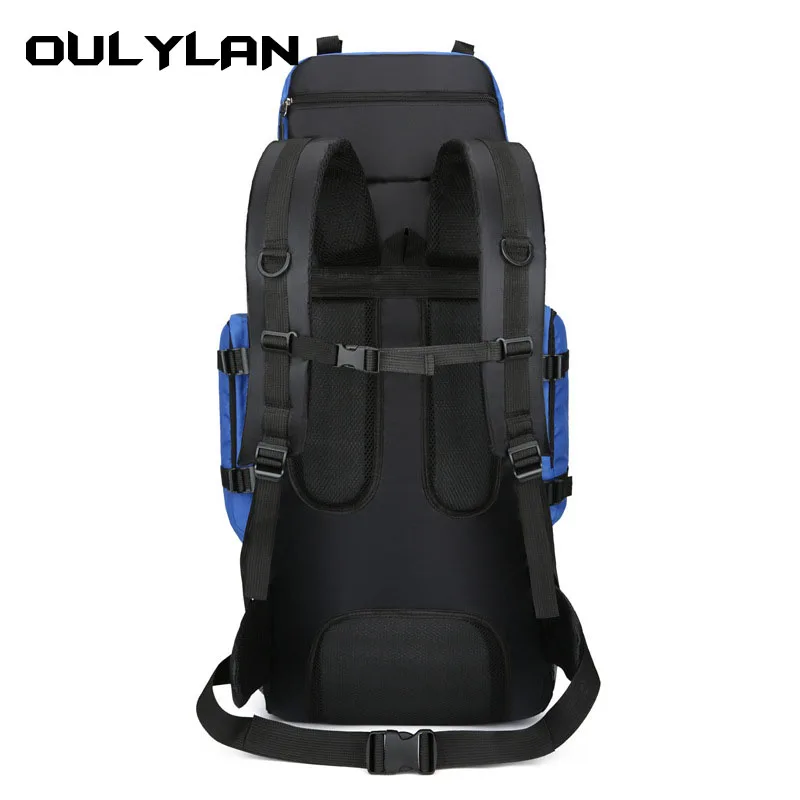 Mochila de acampada de gran capacidad para hombre y mujer, bolsa de viaje, senderismo, ejército, escalada, equipaje, bolsa deportiva de Montañismo al aire libre, 90L - imagen 3