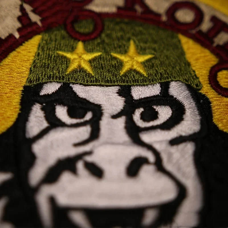 Insignia bordada de taxista King Kong, parches de gancho y bucle M65, emblema de moral de paracaídas Klett, parche táctico para pegatinas de mochila - imagen 5