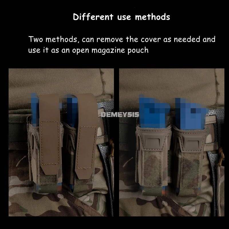 Bolsas de caza al aire libre MOLLE táctico 9MM bolsas de una sola revista Paintball combate CS juegos Airsoft pistolas Mag bolsa titular - imagen 5