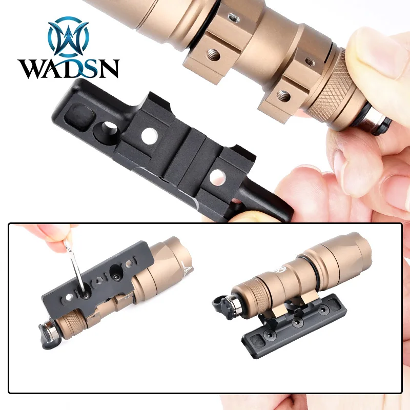 WADSN soporte offset para linterna táctica M-LOK Keymod - imagen 5