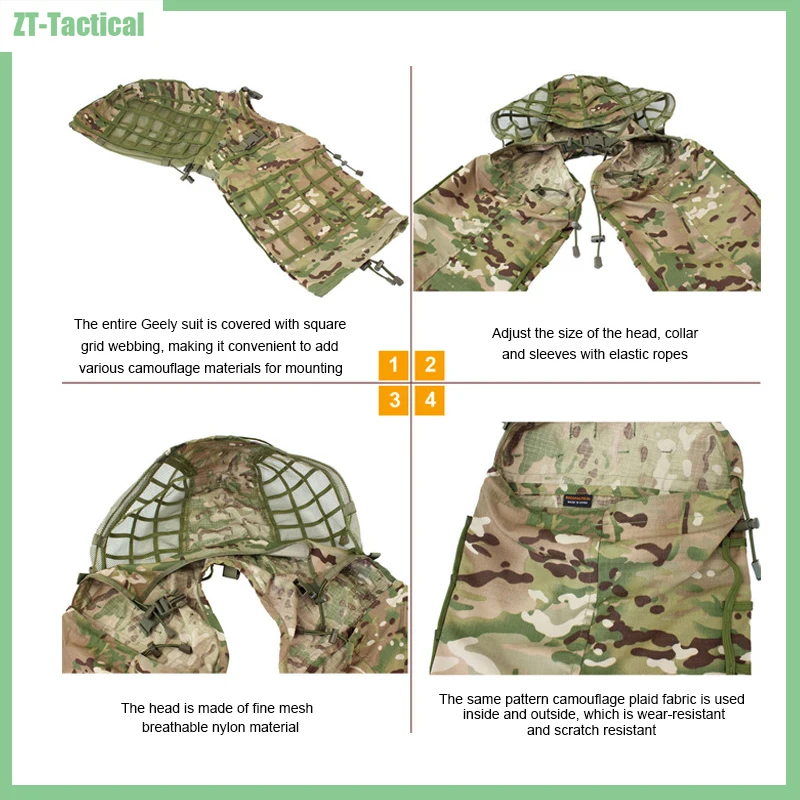 Viper Traje Ghillie Ripstop – Funda camuflaje Airsoft - imagen 5